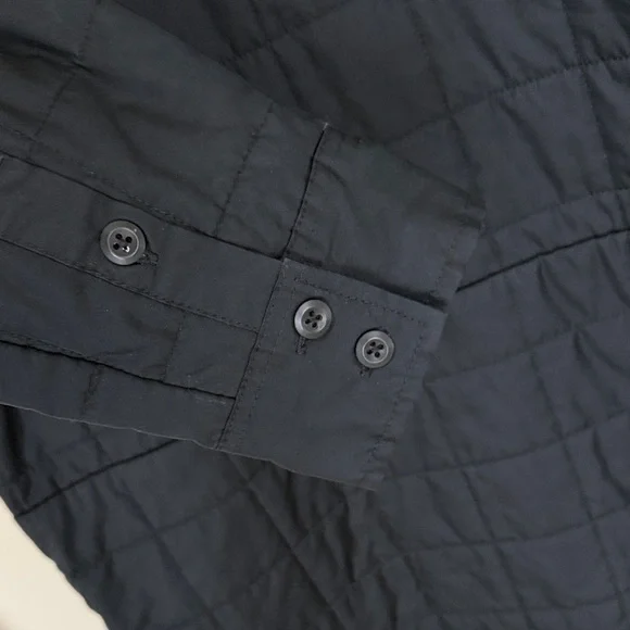 Nike Men's Black Quilted Shirt Jacket - Picture 6 of 9